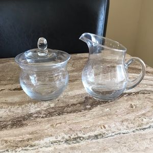 Princess House Sugar and Creamer set